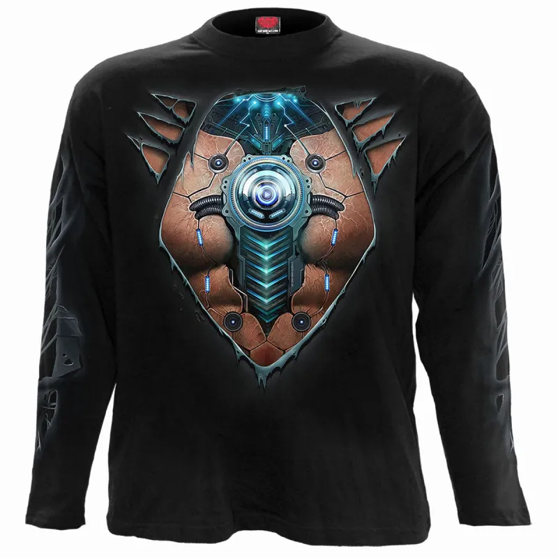 CYBER SKIN - Longsleeve T-Shirt Black sold by Spiral Direct