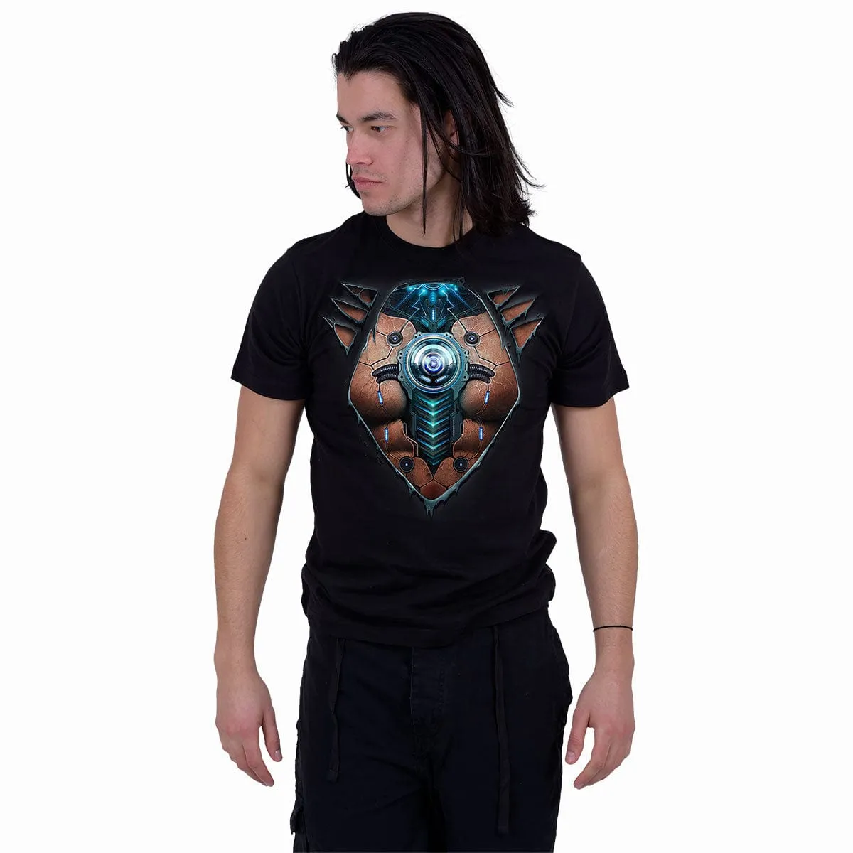 CYBER SKIN - T-Shirt Black sold by Spiral Direct product image thumbnail 3