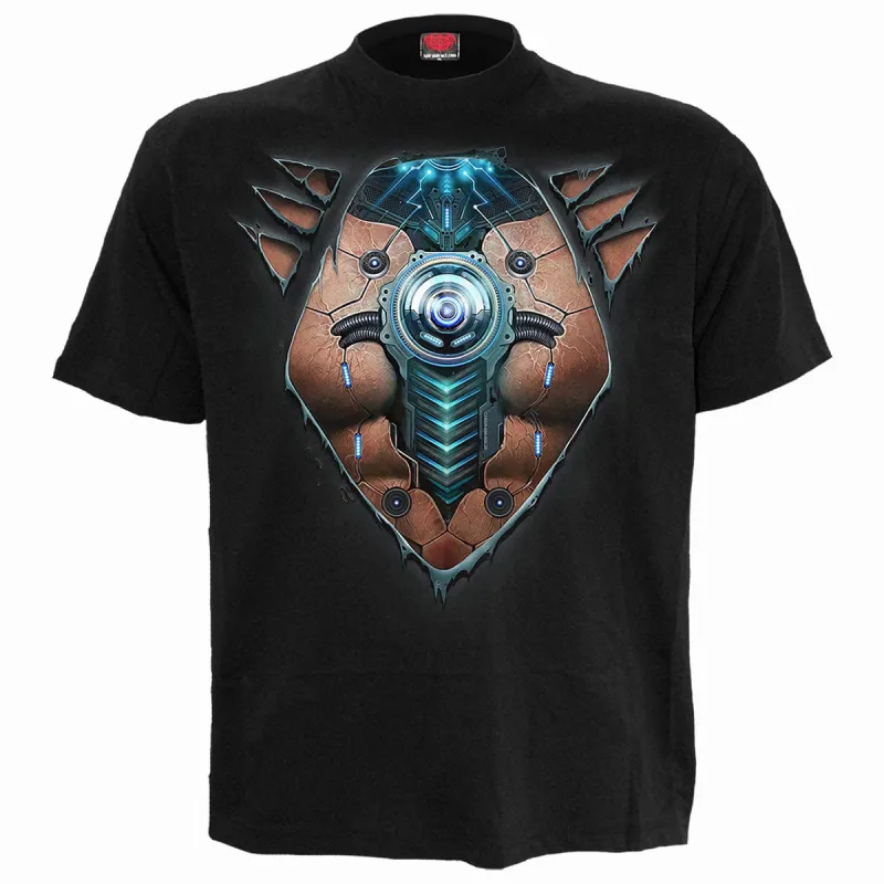 CYBER SKIN - T-Shirt Black sold by Spiral Direct