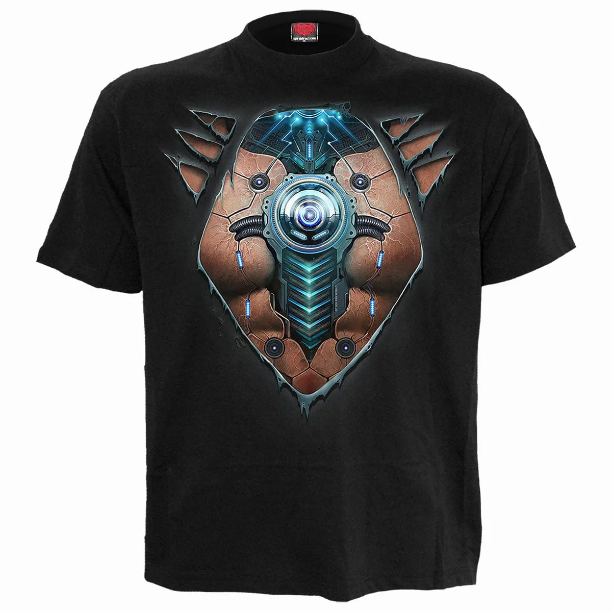 CYBER SKIN - T-Shirt Black sold by Spiral Direct