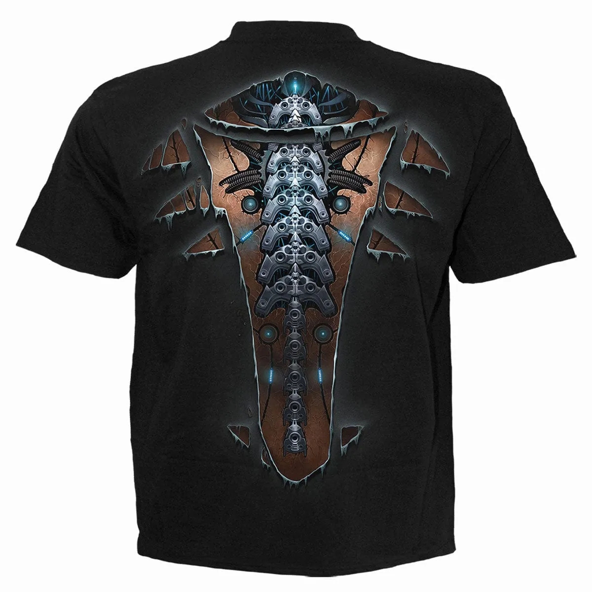 CYBER SKIN - T-Shirt Black sold by Spiral Direct product image thumbnail 2