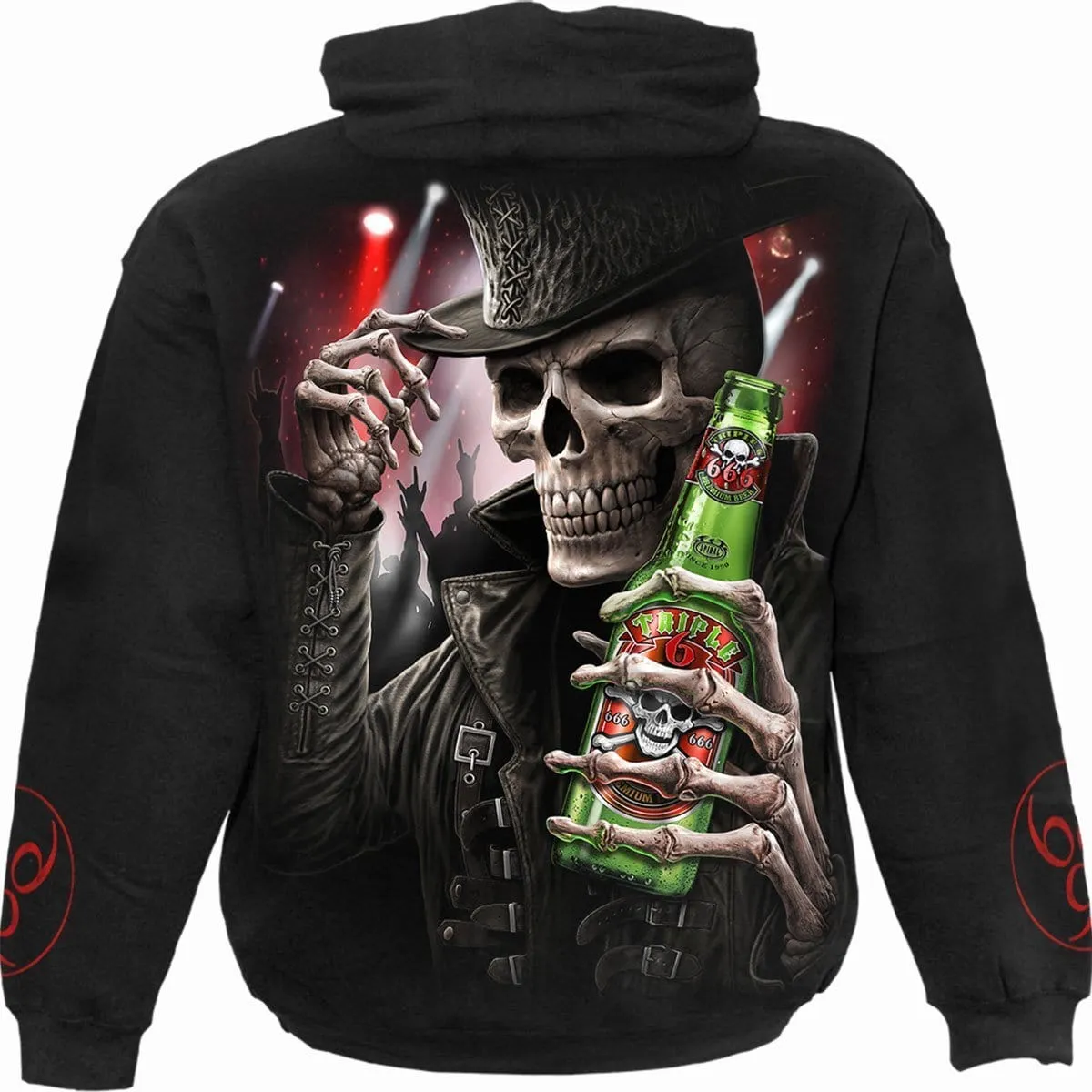 TRIPLE 6 - Hoody Black sold by Spiral Direct product image thumbnail 2