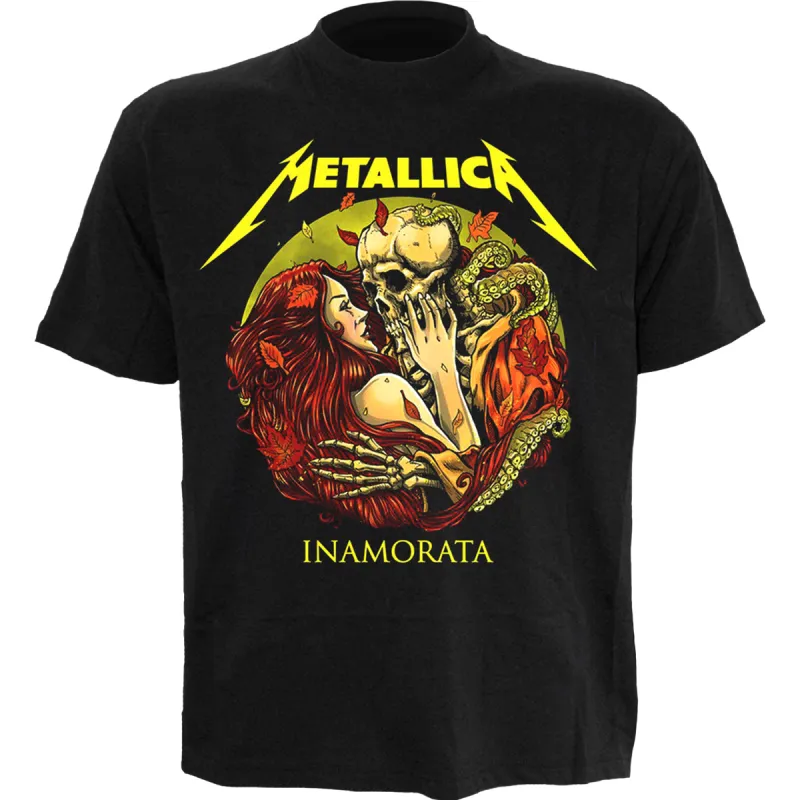 METALLICA - INAMORATA - Front Print T-Shirt Black sold by Spiral Direct