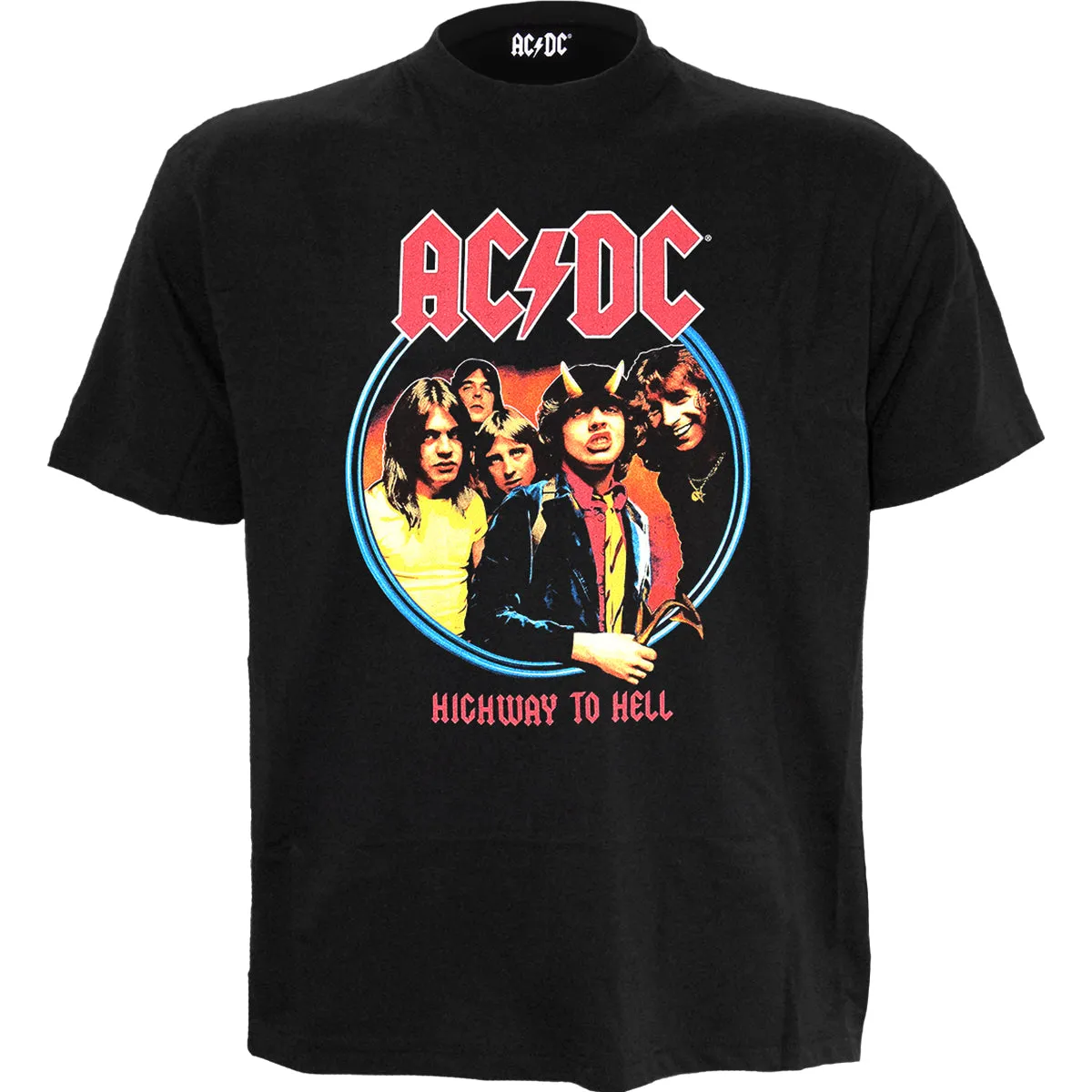 AC/DC - HIGHWAY TO HELL - Front Print T-Shirt Black sold by Spiral Direct