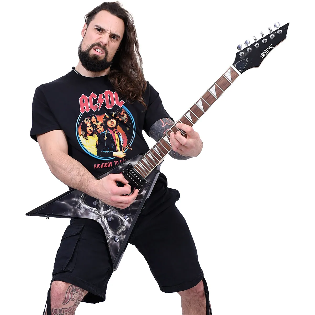 AC/DC - HIGHWAY TO HELL - Front Print T-Shirt Black sold by Spiral Direct product image thumbnail 2