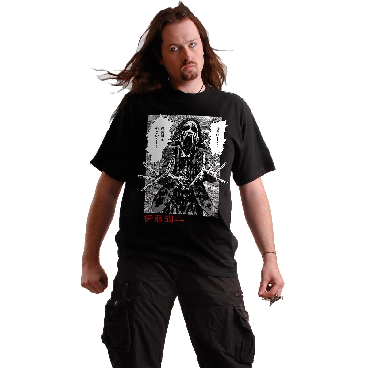 JUNJI ITO - GHOUL - Front Print T-Shirt Black sold by Spiral Direct product image thumbnail 2