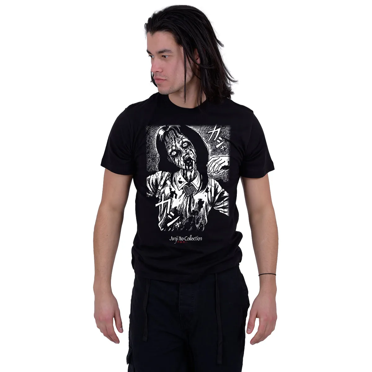 JUNJI-ITO - BLEEDING - Front Print T-Shirt Black sold by Spiral Direct product image thumbnail 2