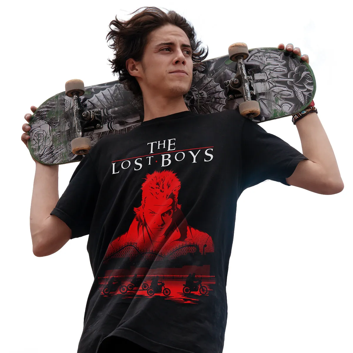 THE LOST BOYS - BLOOD TRAIL - Front Print T-Shirt Black sold by Spiral Direct product image thumbnail 2