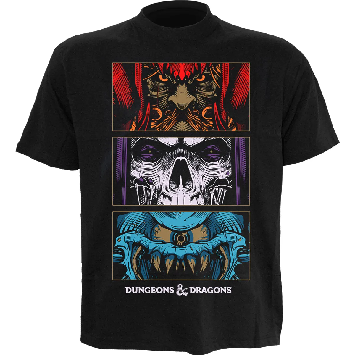 DUNGEONS AND DRAGONS - GUIDEBOOKS - Front Print T-Shirt Black sold by Spiral Direct