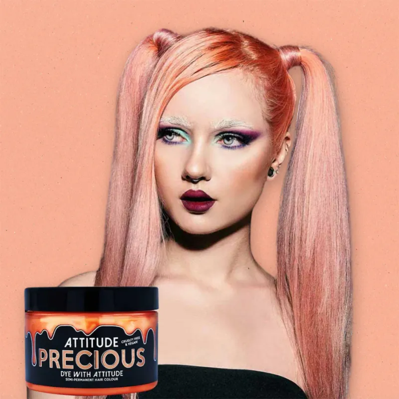 PRECIOUS PASTEL PEACH - Attitude Hair Dye - 135ml sold by Spiral Direct