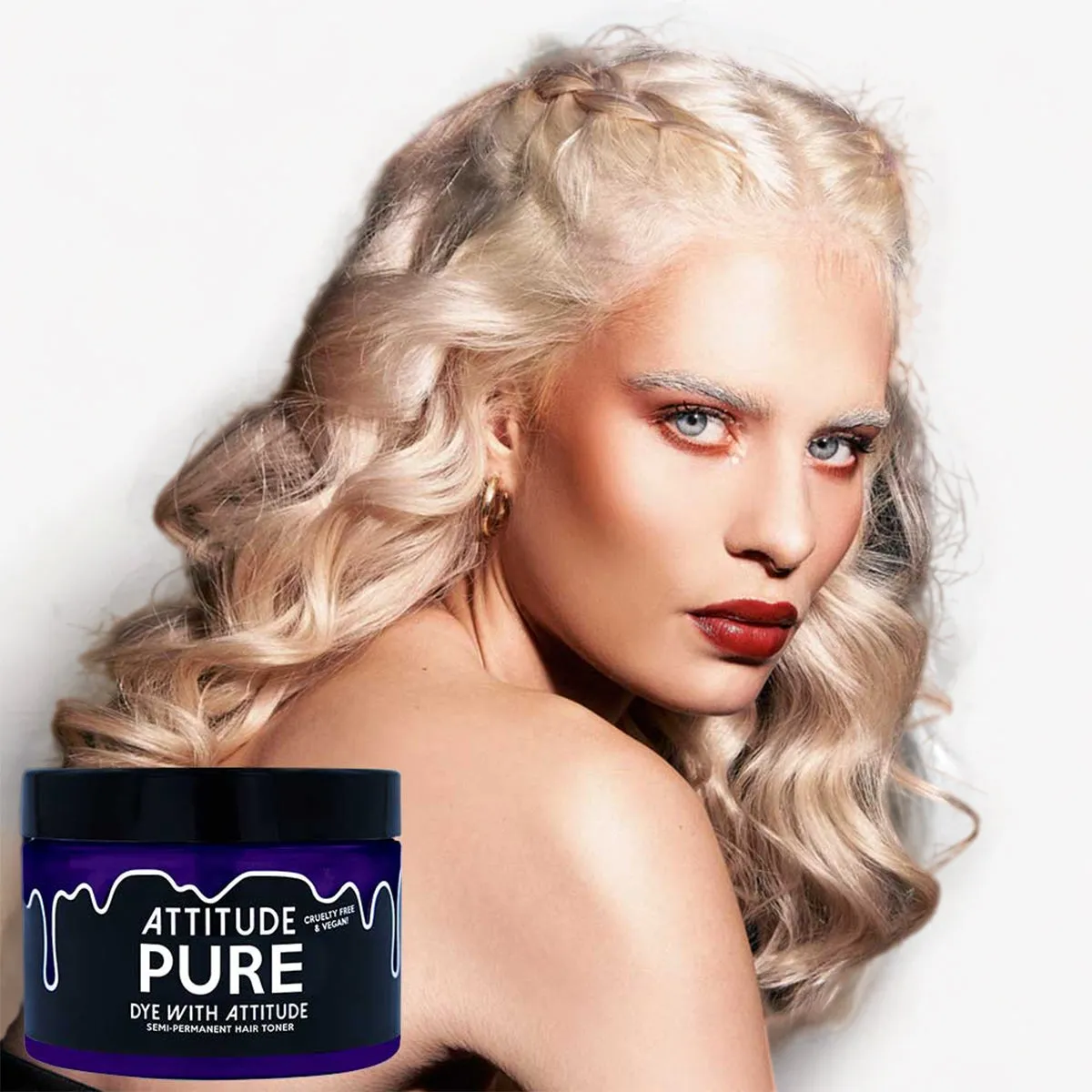 PURE WHITE TONER - Attitude Hair Dye - 135ml sold by Spiral Direct
