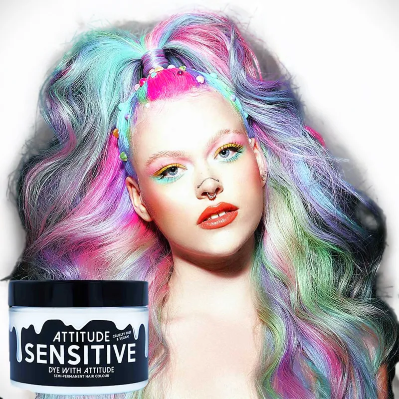 SENSITIVE WHITE MIXER - Attitude Hair Dye - 135ml sold by Spiral Direct