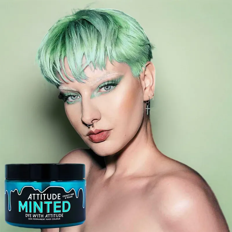 MINTED PASTEL GREEN - Attitude Hair Dye - 135ml sold by Spiral Direct