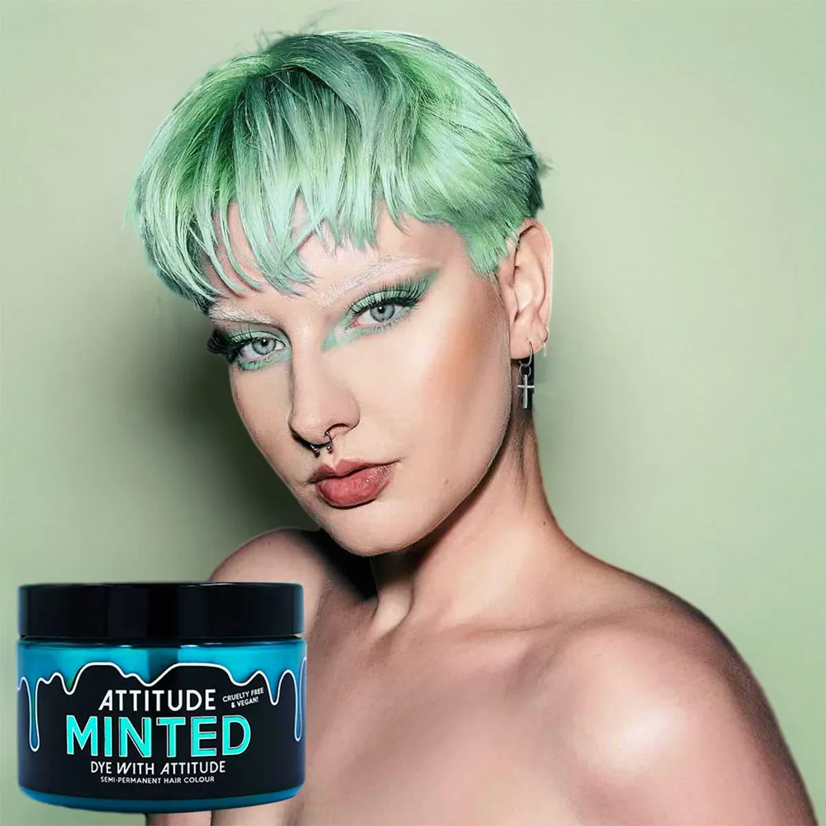 MINTED PASTEL GREEN - Attitude Hair Dye - 135ml sold by Spiral Direct