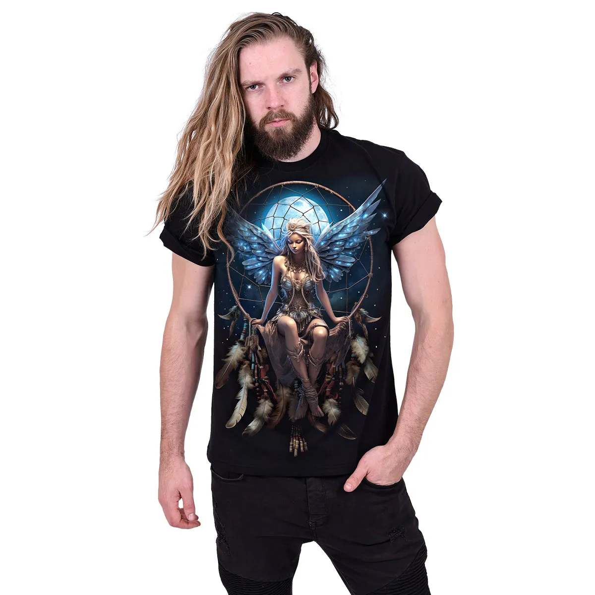 MOON FAIRY - T-Shirt Black sold by Spiral Direct product image thumbnail 3