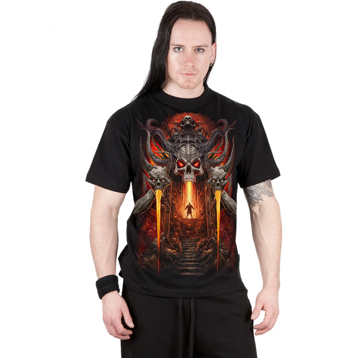 GATES OF HELL - T-Shirt Black sold by Spiral Direct product image thumbnail 3