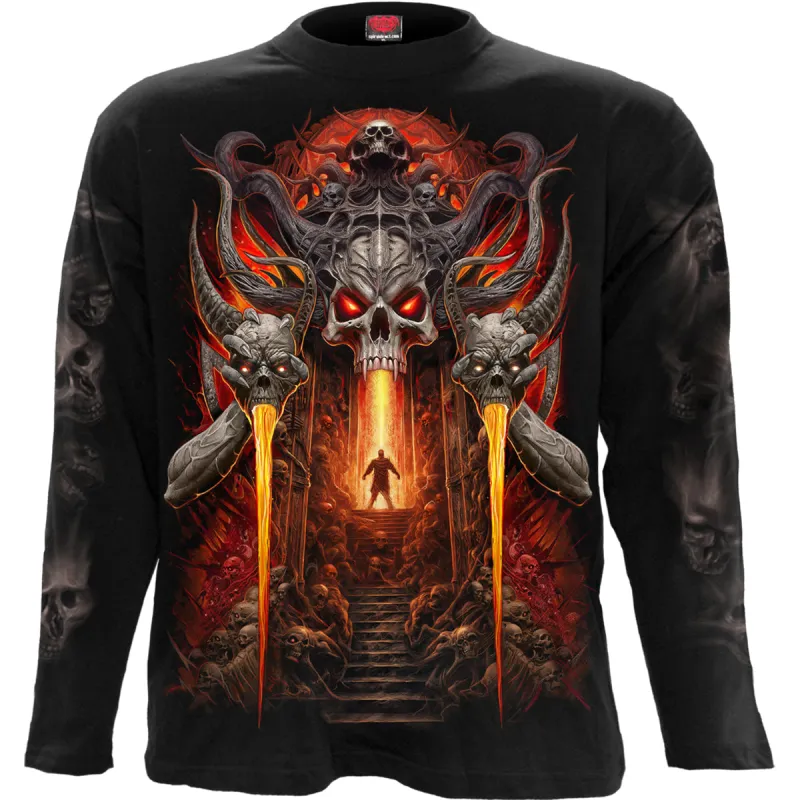 GATES OF HELL - Longsleeve T-Shirt Black sold by Spiral Direct