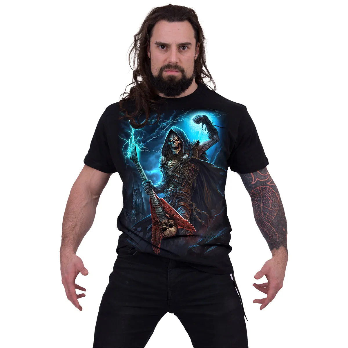DEAD METAL - T-Shirt Black sold by Spiral Direct product image thumbnail 3