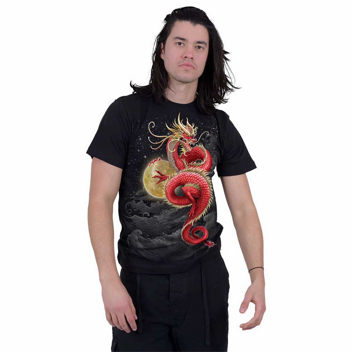 SHENLONG - Front Print T-Shirt Black sold by Spiral Direct product image thumbnail 2
