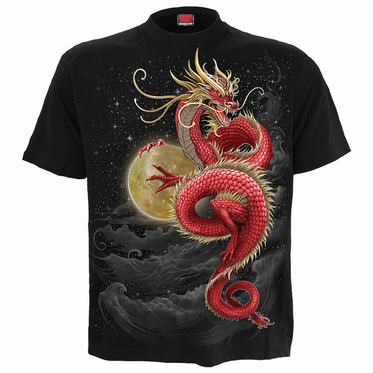 SHENLONG - Front Print T-Shirt Black sold by Spiral Direct