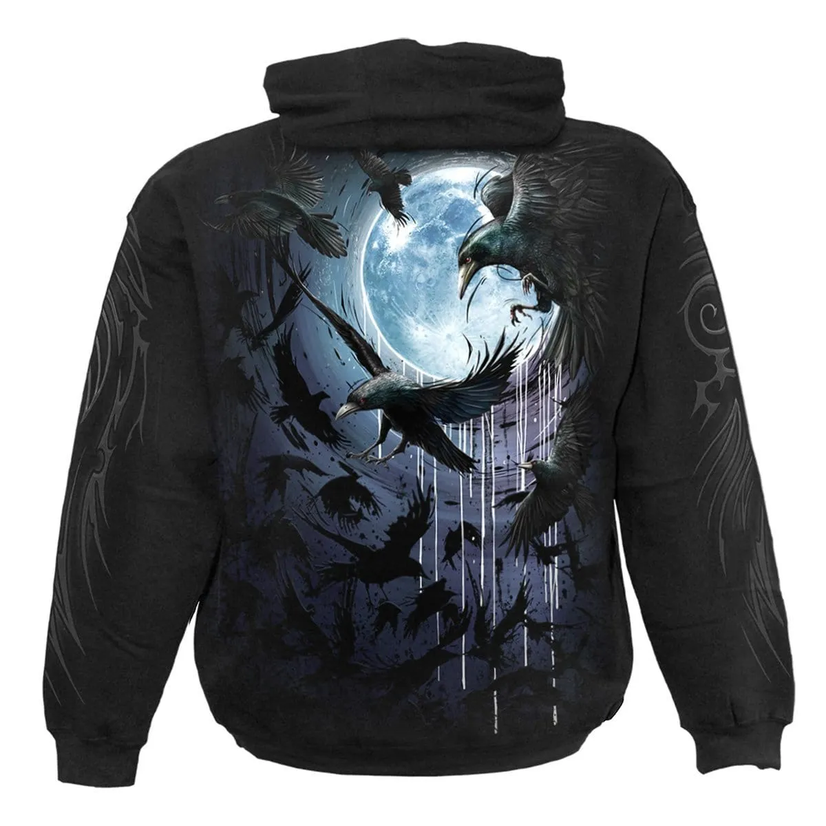 CROW MOON - Hoody Black sold by Spiral Direct product image thumbnail 2