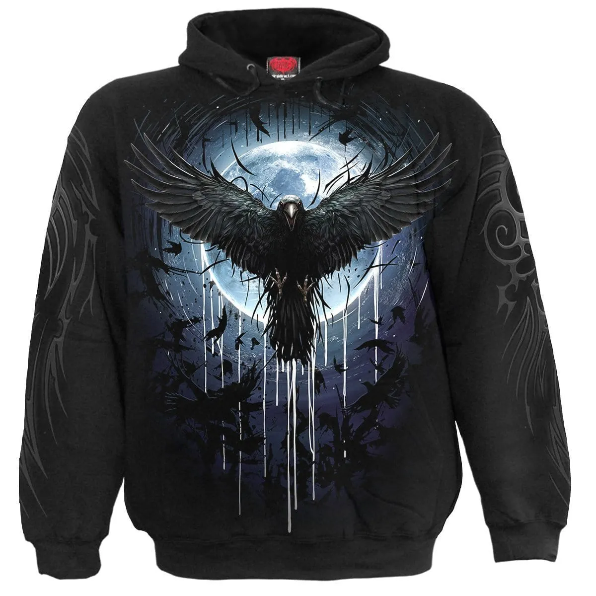 CROW MOON - Hoody Black sold by Spiral Direct