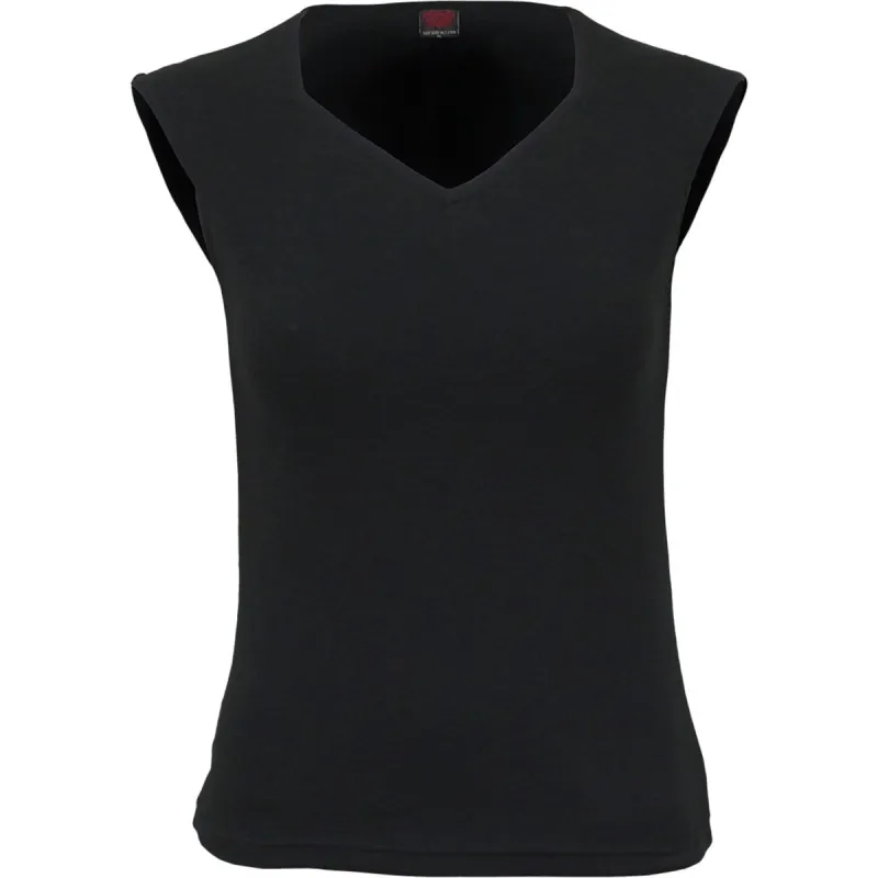 URBAN FASHION - Hex-neck Sleeveless Top made by Spiral Direct