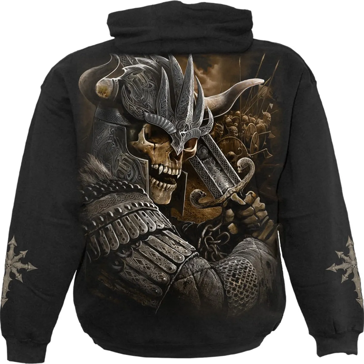 VIKING WARRIOR - Hoody Black sold by Spiral Direct product image thumbnail 2