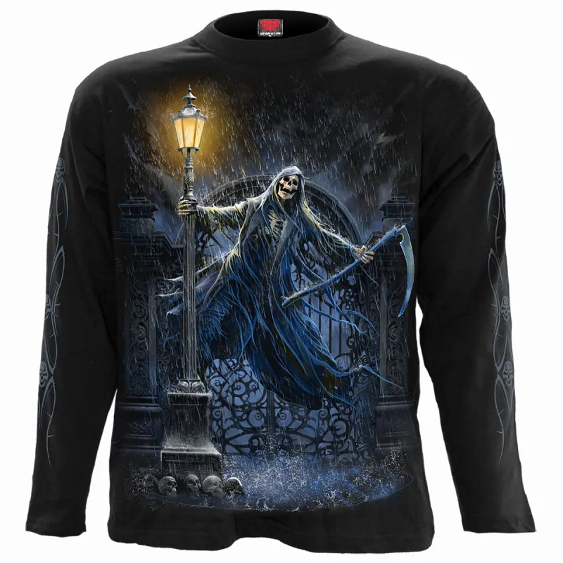 REAPING IN THE RAIN - Longsleeve T-Shirt Black sold by Spiral Direct
