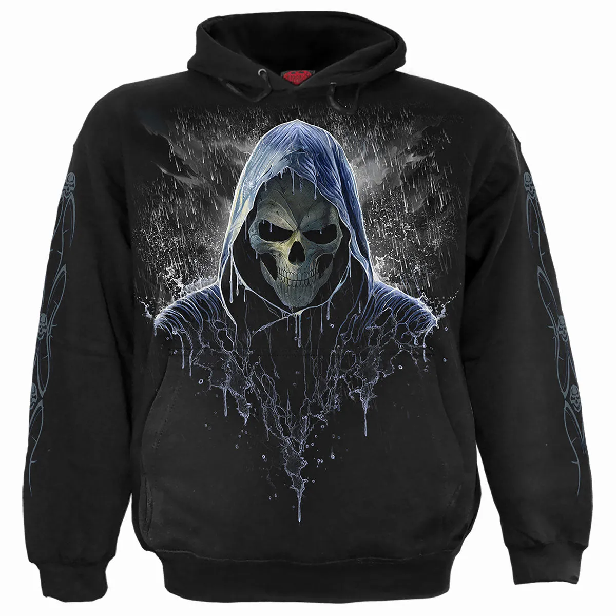 REAPING IN THE RAIN - Hoody Black sold by Spiral Direct