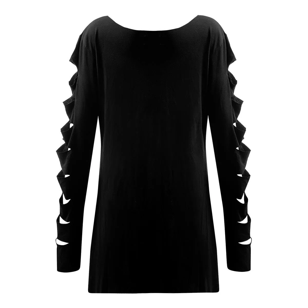 METAL STREETWEAR - Slashed Sleeve Boatneck Top sold by Spiral Direct product image thumbnail 2
