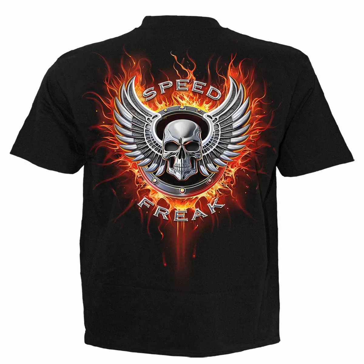 SPEED FREAK - T-Shirt Black sold by Spiral Direct product image thumbnail 2