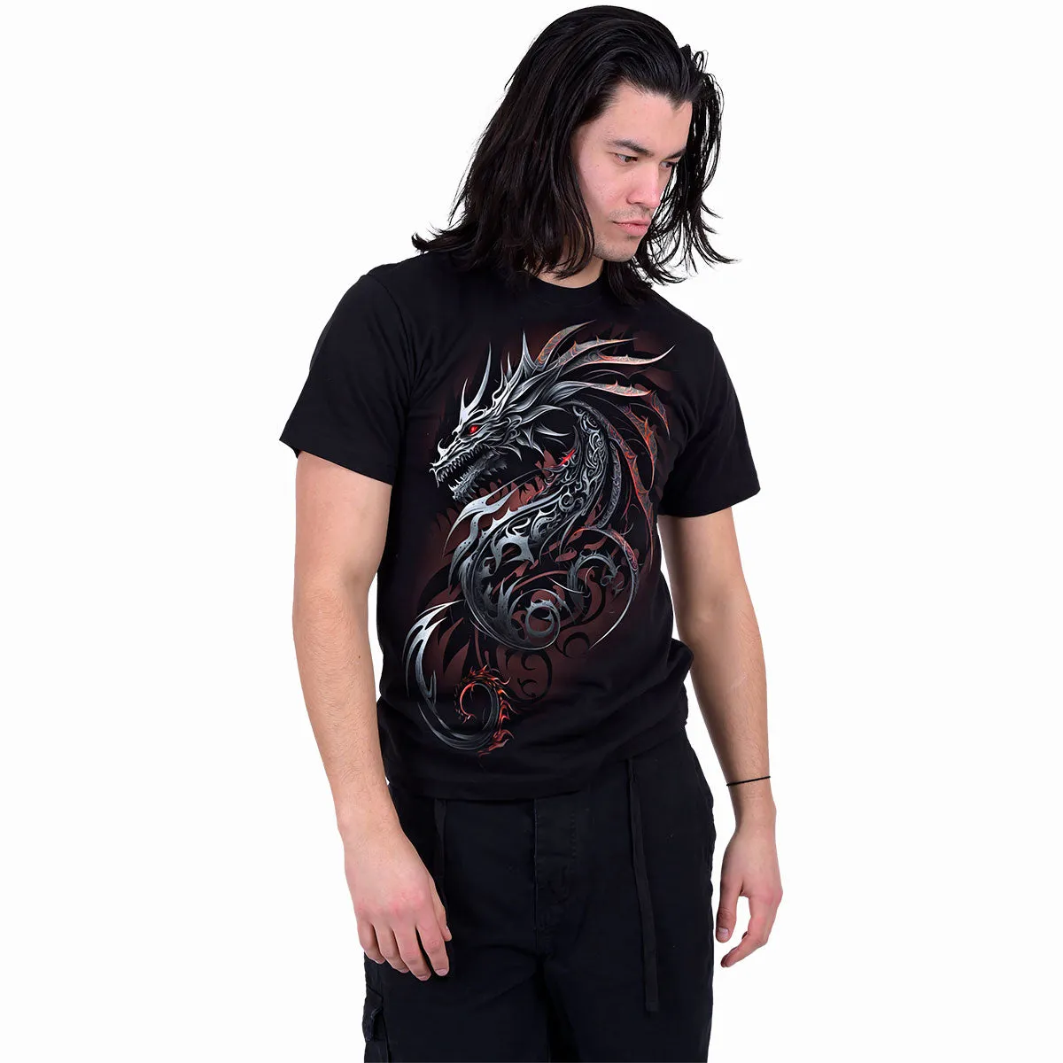 DRAGON SHARDS - Front Print T-Shirt Black sold by Spiral Direct product image thumbnail 2