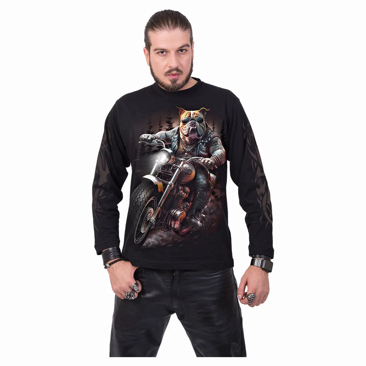 TOP DOG - Longsleeve T-Shirt Black sold by Spiral Direct product image thumbnail 3