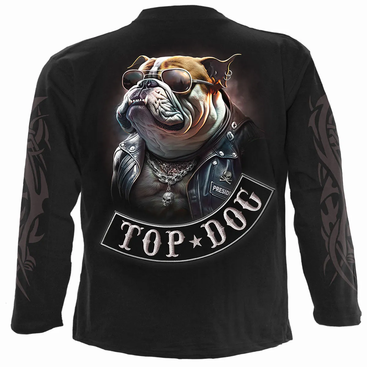 TOP DOG - Longsleeve T-Shirt Black sold by Spiral Direct product image thumbnail 2
