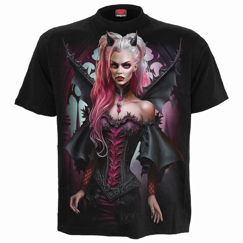 THE ANTIBARB - Front Print T-Shirt Black made by Spiral Direct