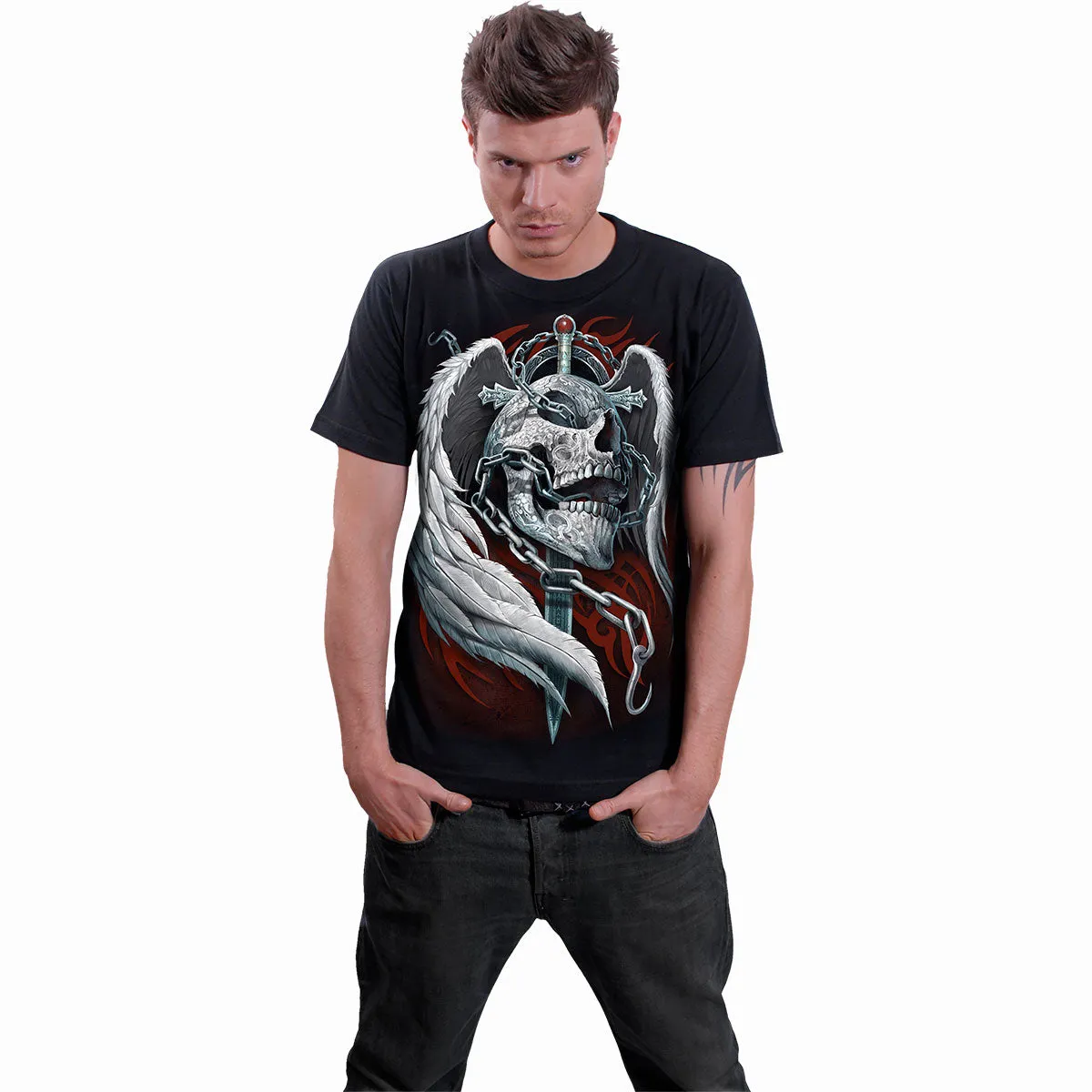 ENCHAINED SOUL - T-Shirt Black sold by Spiral Direct product image thumbnail 3