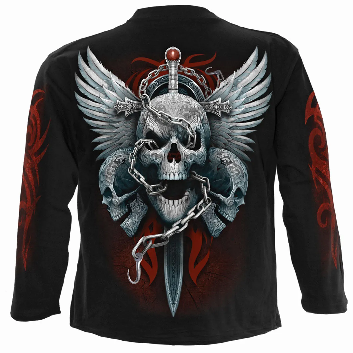 ENCHAINED SOUL - Longsleeve T-Shirt Black sold by Spiral Direct product image thumbnail 2