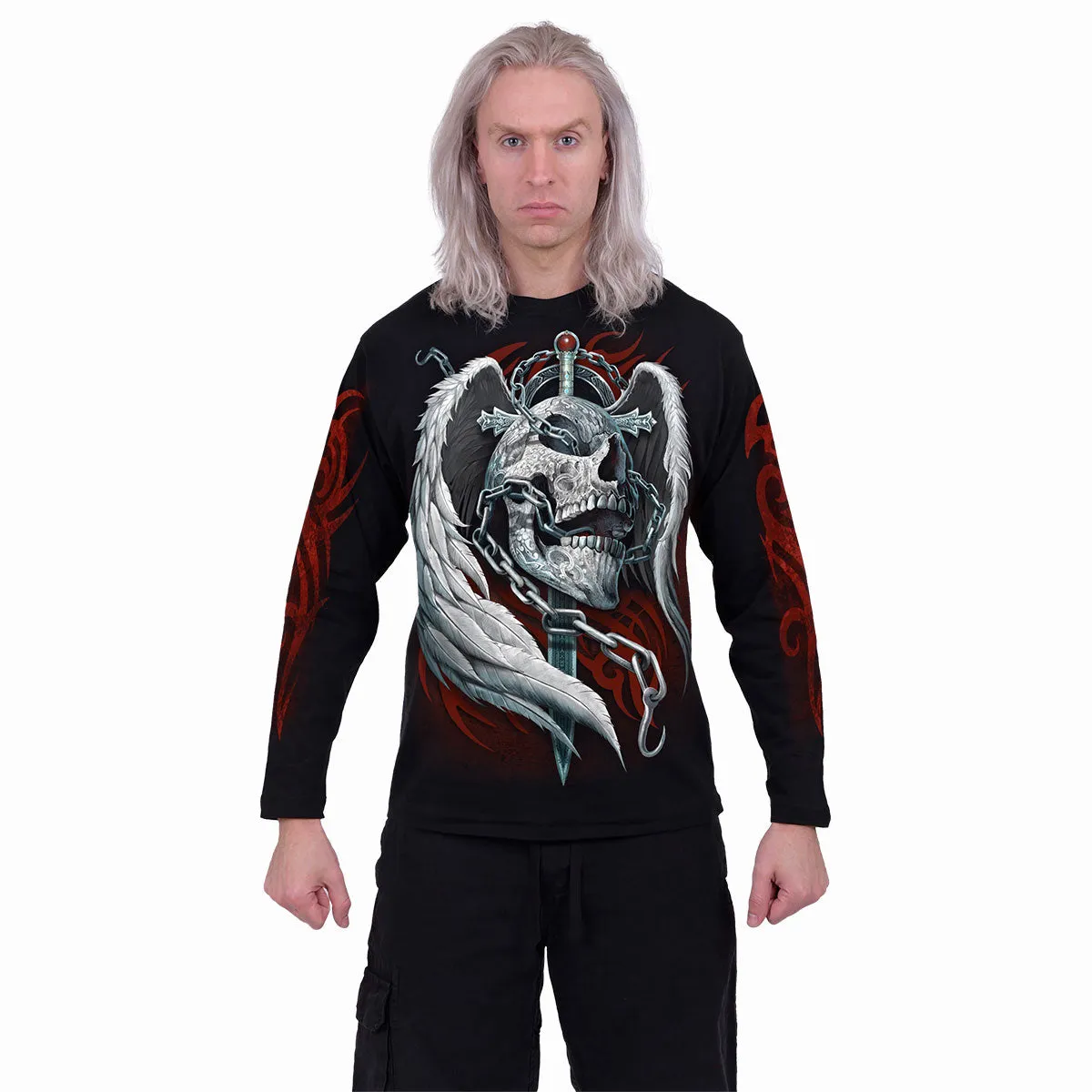 ENCHAINED SOUL - Longsleeve T-Shirt Black sold by Spiral Direct product image thumbnail 3
