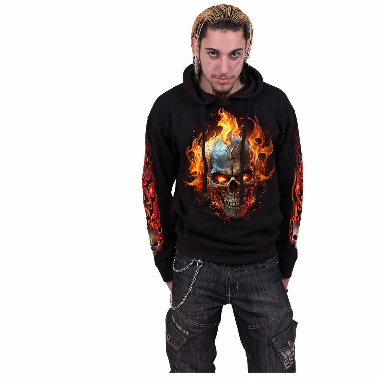 NIGHT RIDER - Hoody Black sold by Spiral Direct product image thumbnail 3