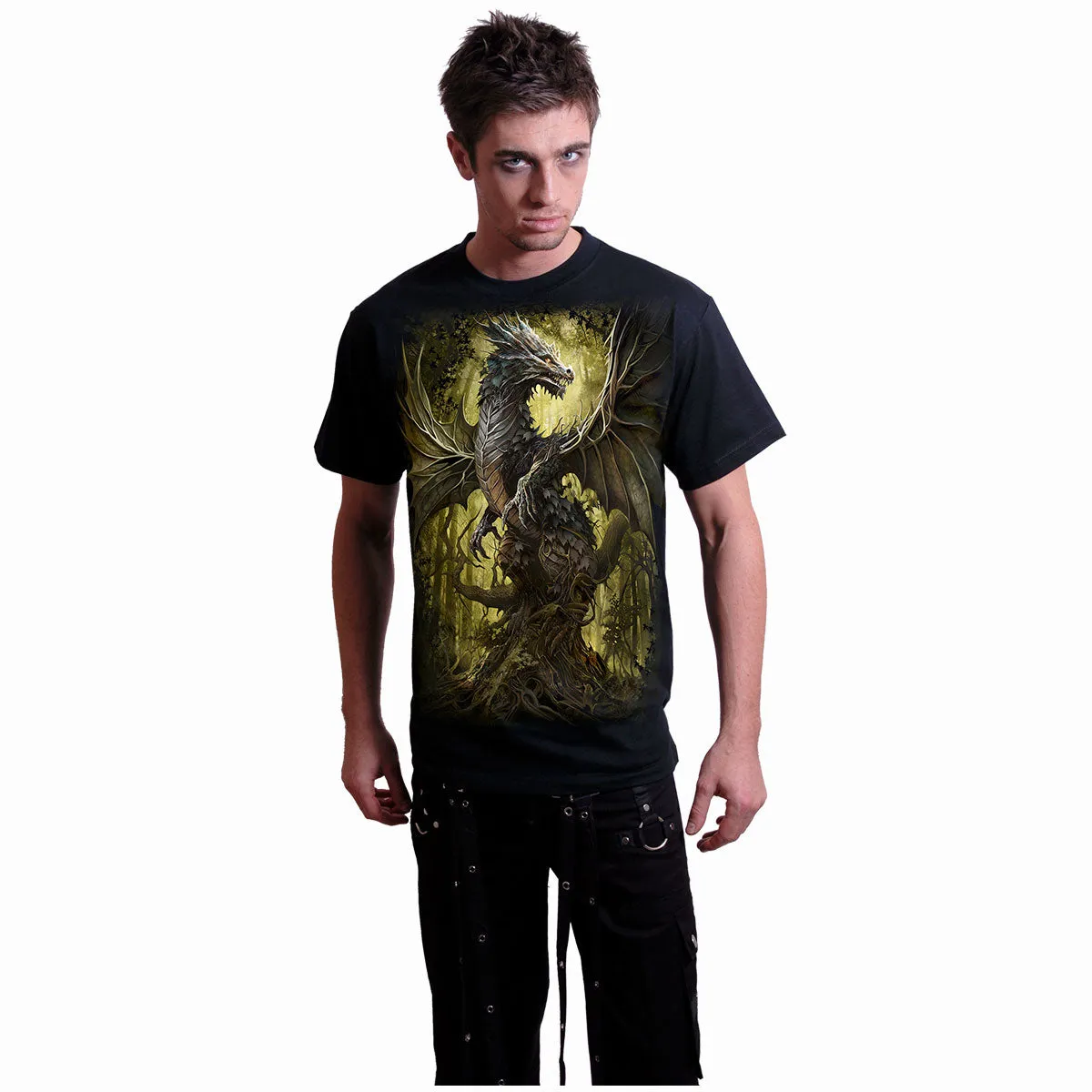 OAK DRAGON - T-Shirt Black sold by Spiral Direct product image thumbnail 3