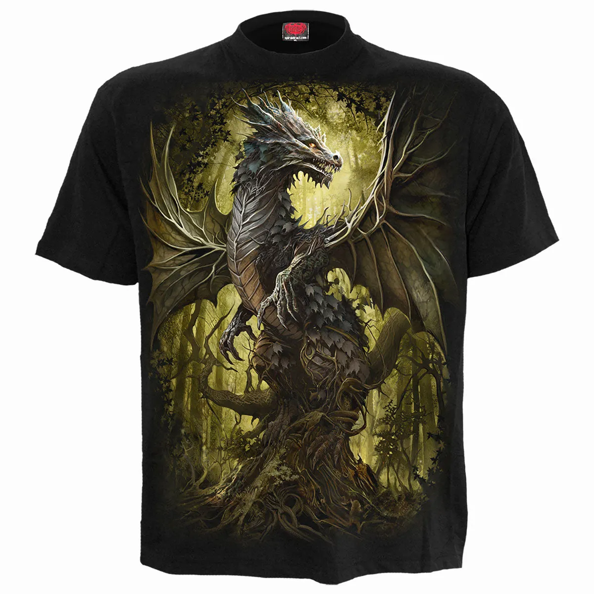 OAK DRAGON - T-Shirt Black sold by Spiral Direct