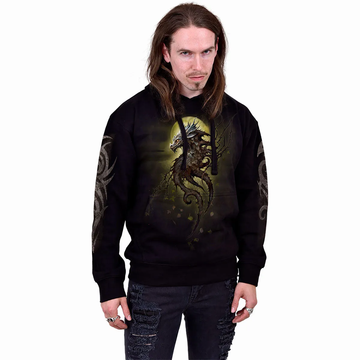OAK DRAGON - Hoody Black sold by Spiral Direct product image thumbnail 3