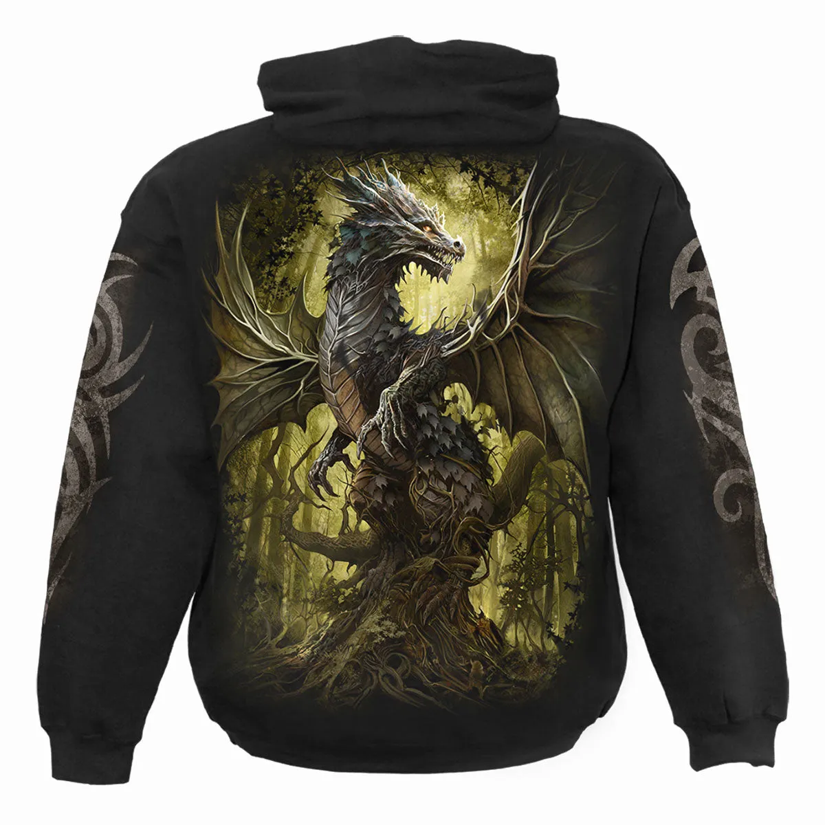 OAK DRAGON - Hoody Black sold by Spiral Direct product image thumbnail 2