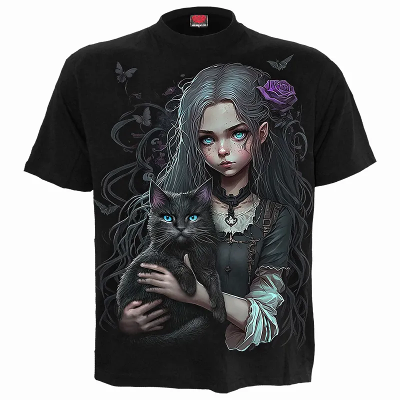 GOTH FAMILIAR - Front Print T-Shirt Black sold by Spiral Direct