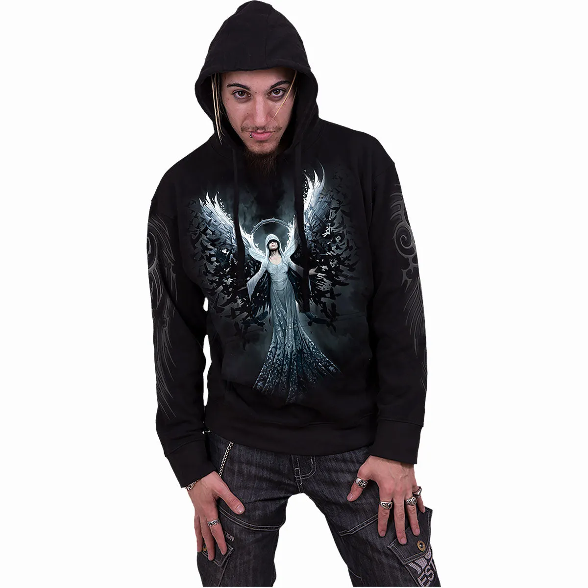 ETHEREAL ANGEL - Hoody Black sold by Spiral Direct product image thumbnail 3