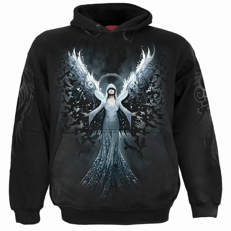 ETHEREAL ANGEL - Hoody Black sold by Spiral Direct