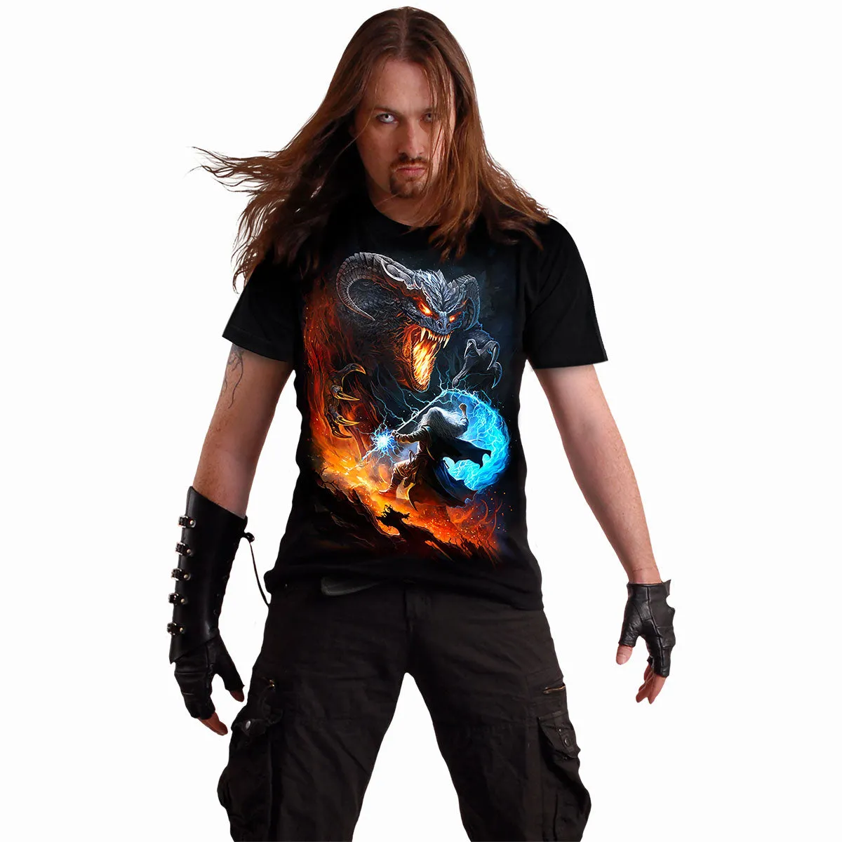 INFERNAL DUEL - T-Shirt Black sold by Spiral Direct product image thumbnail 3
