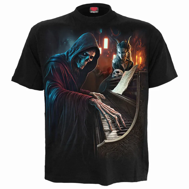 MIDNIGHT BLUES - T-Shirt Black sold by Spiral Direct