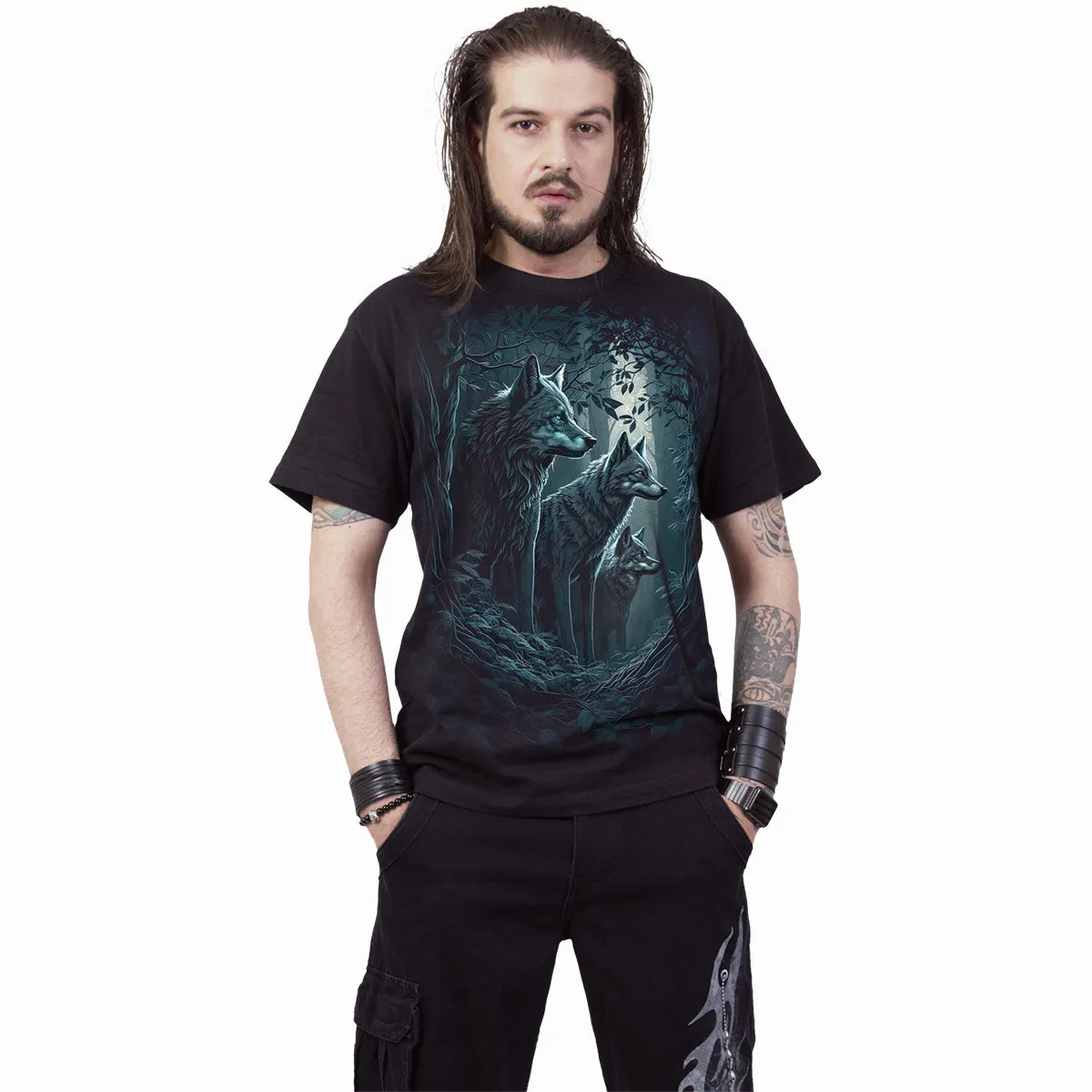 FOREST GUARDIANS - T-Shirt Black sold by Spiral Direct product image thumbnail 3